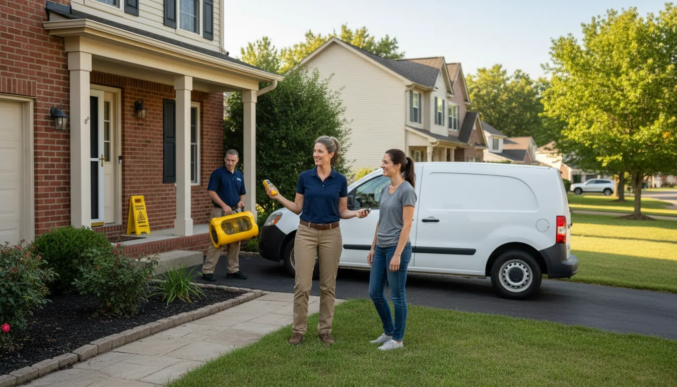 Water restoration image for Water Damage & Restoration Services in Honaker, VA